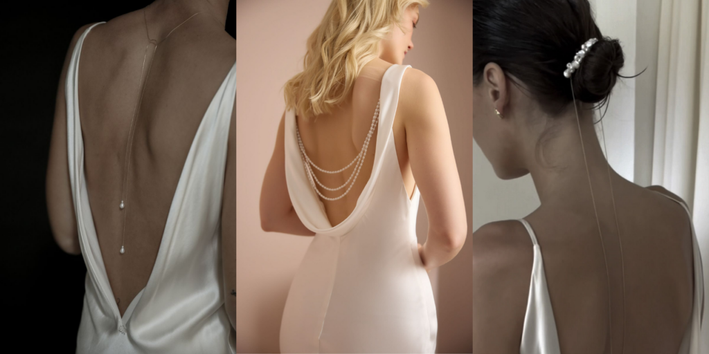 Wedding Accessories by Neckline - low back or backless