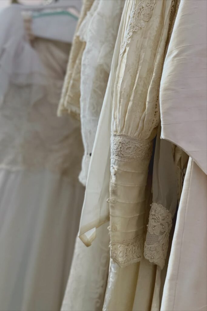 Wedding dress cleaning