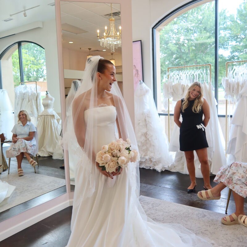 Say Yes To The Dress moment at La Mariée Boutique