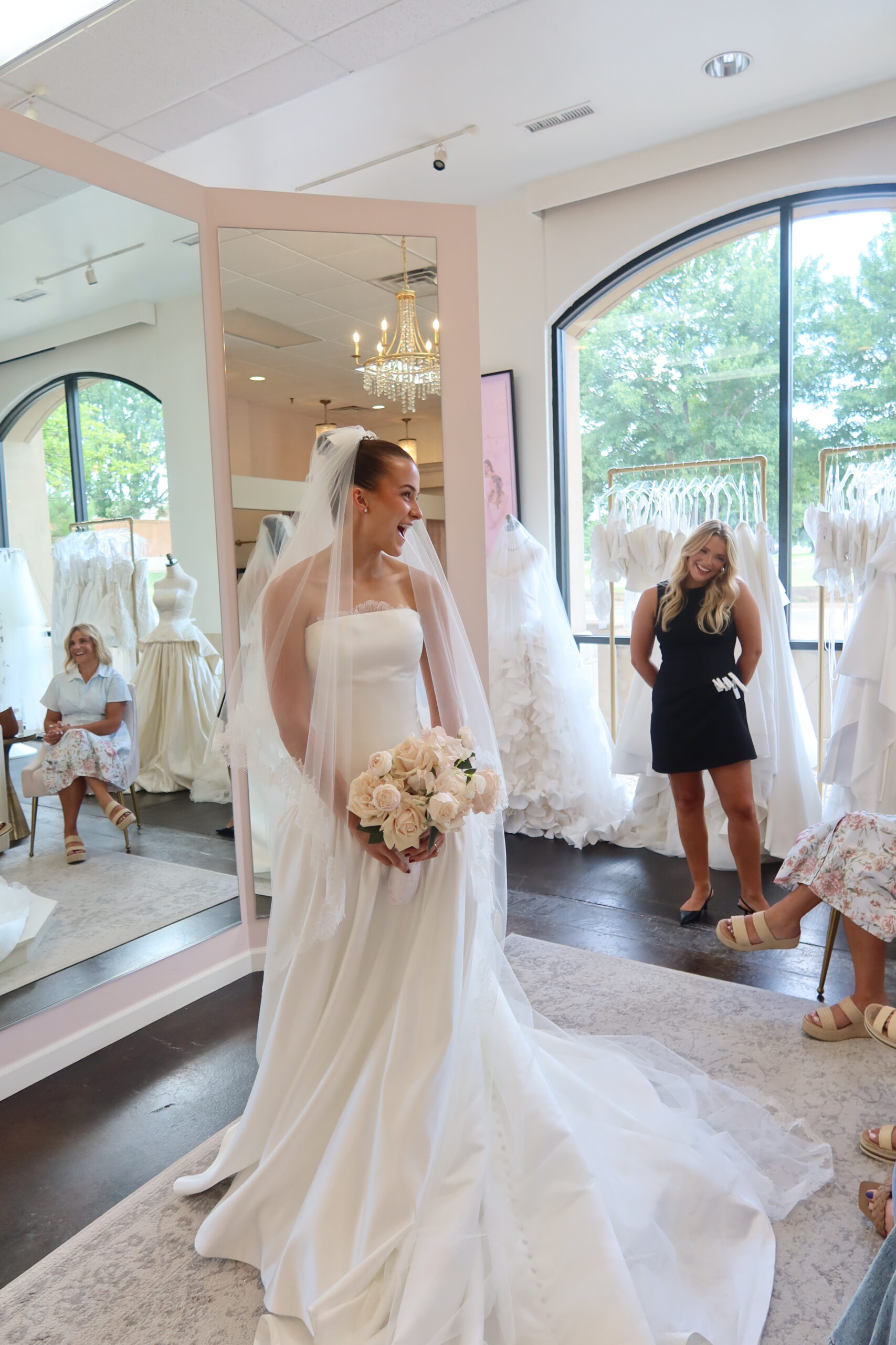 Say Yes To The Dress moment at La Mariée Boutique